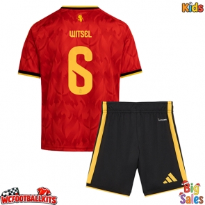Belgium Axel Witsel #6 Replica Home Stadium Kit for Kids World Cup 2026 Short Sleeve (+ pants)